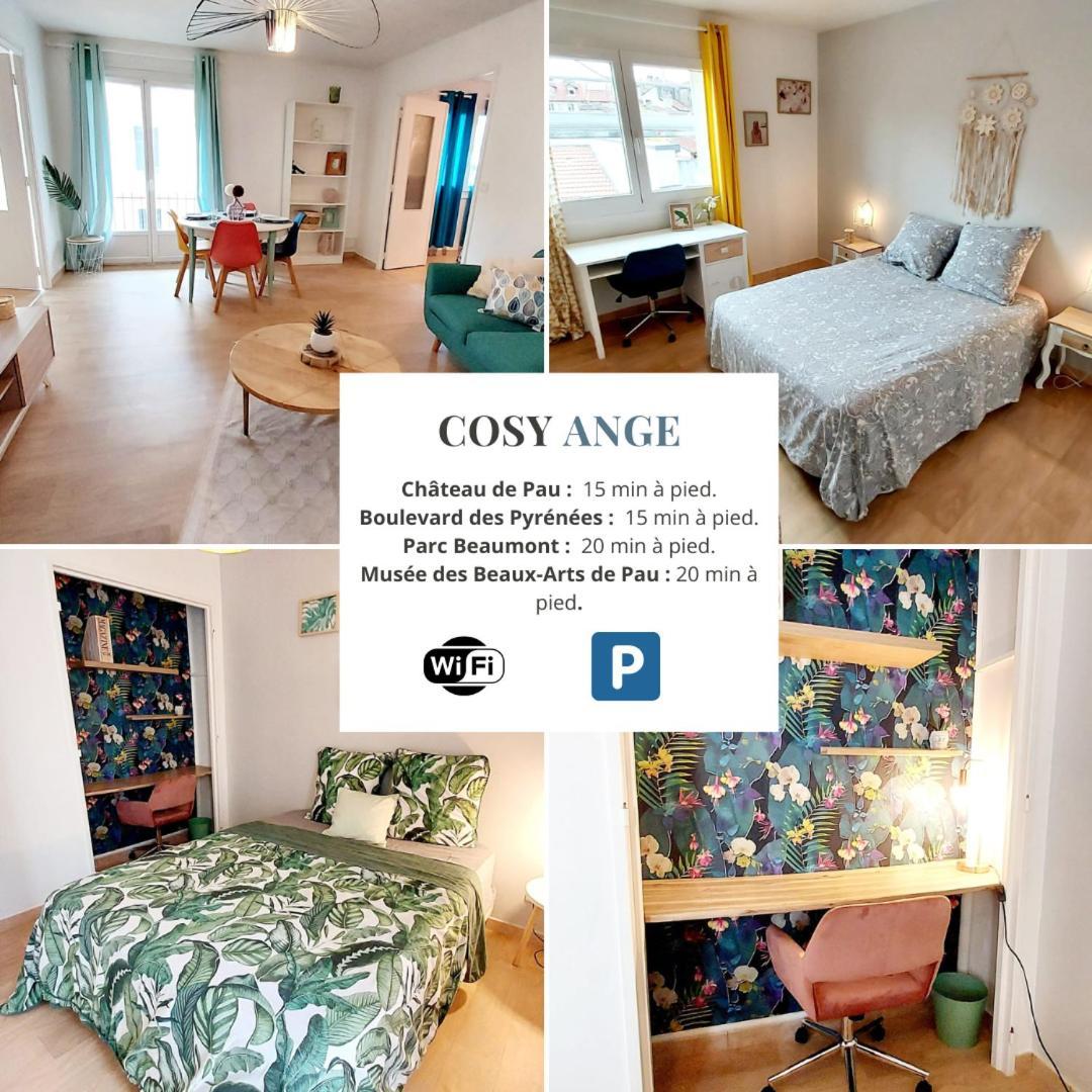 Appartement Cosy Ange - 3CH - Centre avec balcon et parking à Pau Extérieur photo